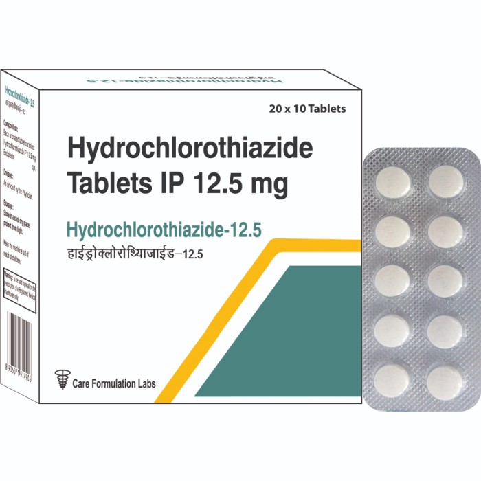 HYDROCHLOROTHIAZIDE-12.5