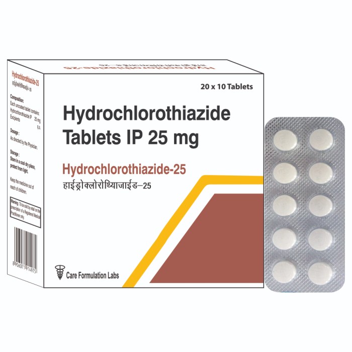 HYDROCHLOROTHIAZIDE-25