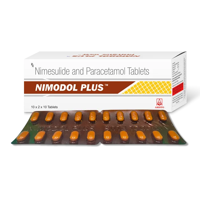 NIMODOL PLUS TAB. 10’S(AMBER PVC)(BOX)