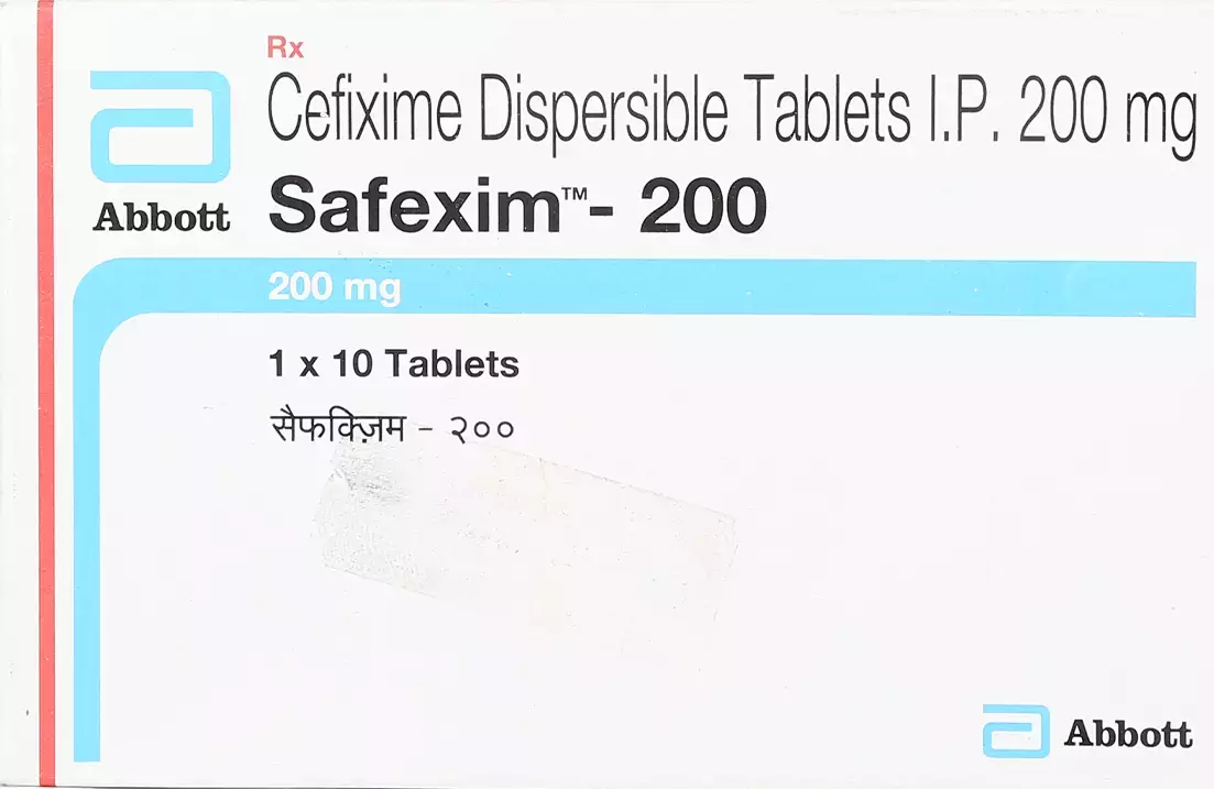 SAFEXIM 200MG TABLET 10S